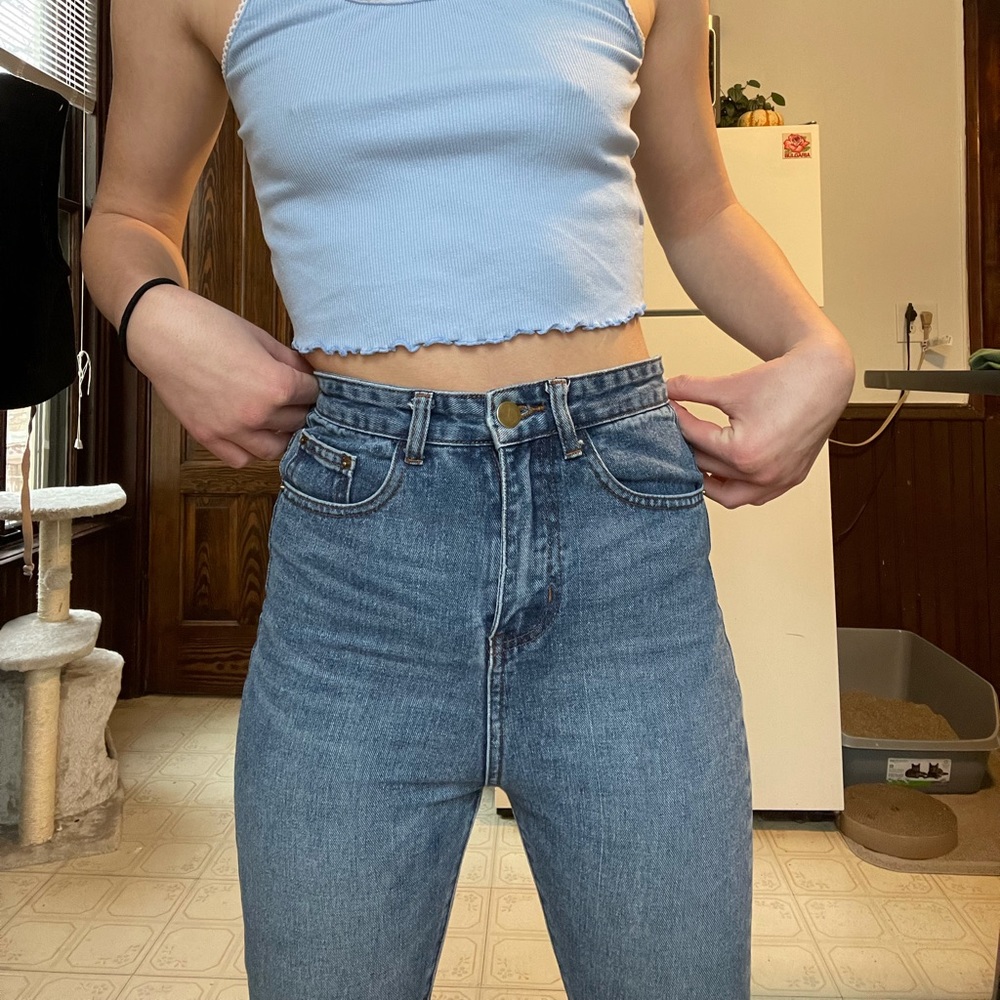 princess polly high waisted jeans